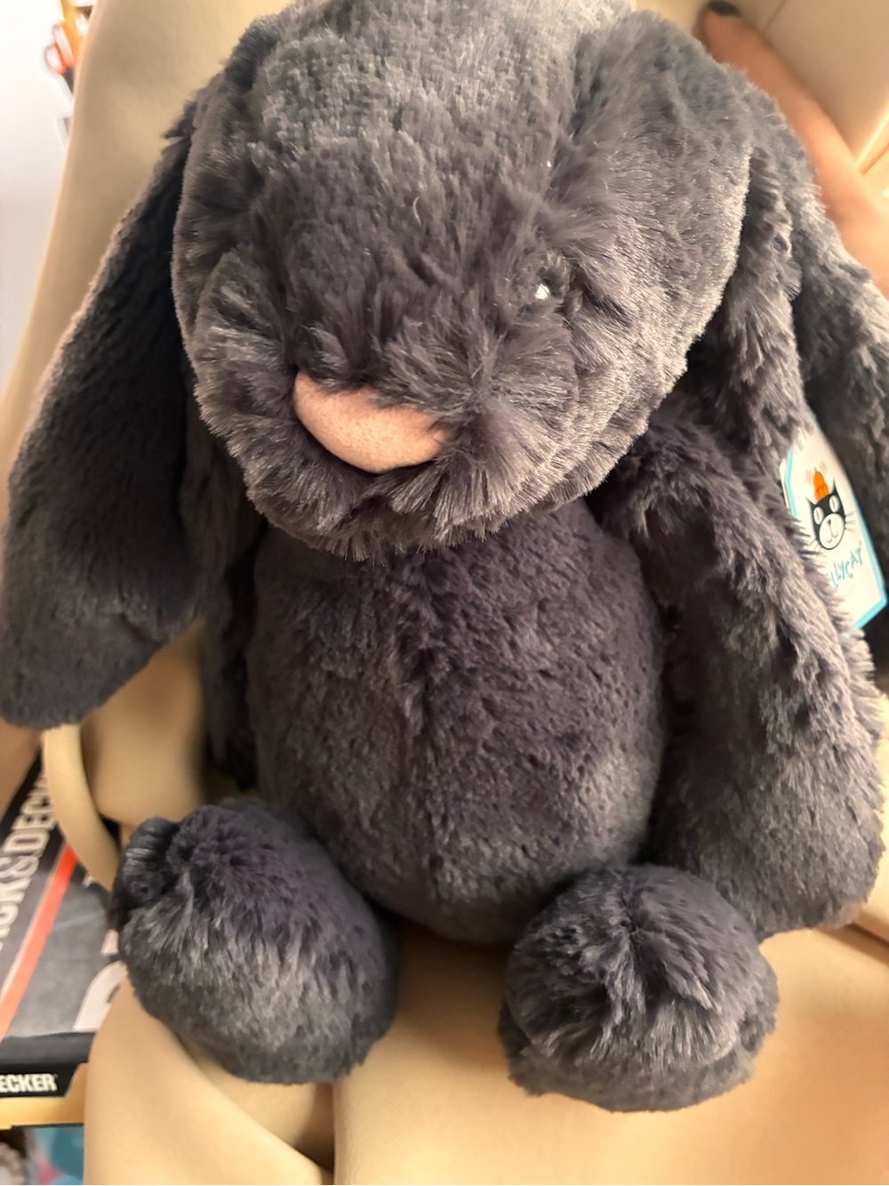 Jellycat Inky bunny medium- retired with tags